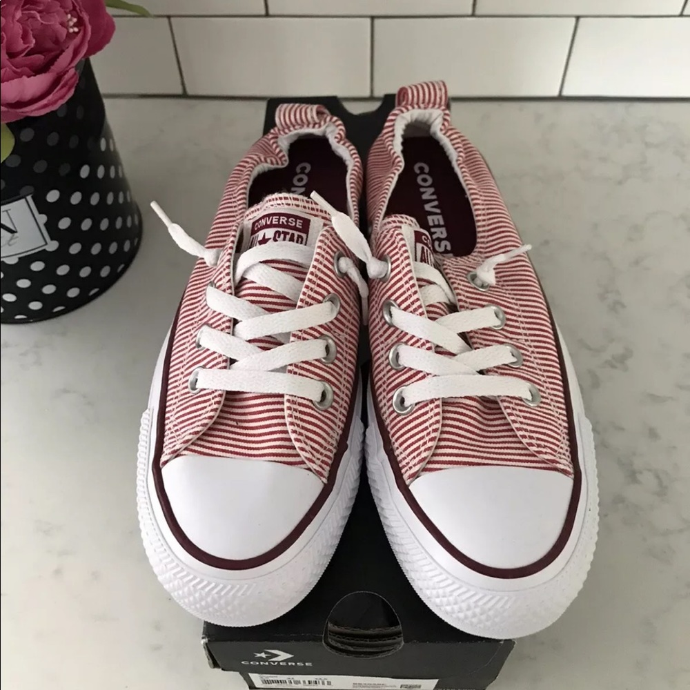 NWB, Converse Shoreline Red/White size 6.5